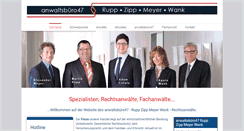 Desktop Screenshot of anwaltsbuero47.de